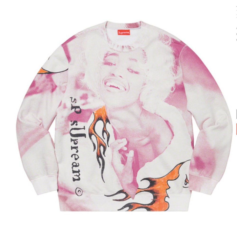 SUPREME NAOMI CREWNECK ~ PURPLE